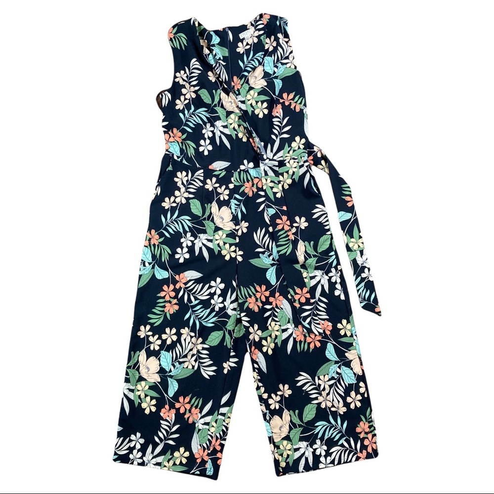 SPENCE Women’s Black & Floral Jumpsuit Size 10